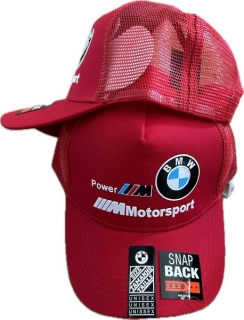 BMW Motorsprot Curved Mesh Snapback Hats 117346