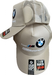 BMW Motorsprot Curved Mesh Snapback Hats 117348