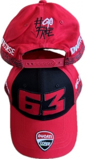 DUCATI Curved Snapback Hats 117354