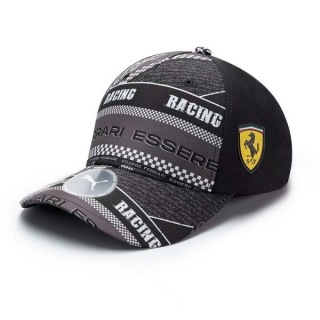 Ferrari Curved Snapback Hats 117357