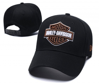 Harley-Davidson Motor Cycles Curved Snapback Hats 117358