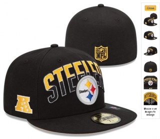 New Era Pittsburgh Steelers NFL Draft 59FIFTY Caps 00132