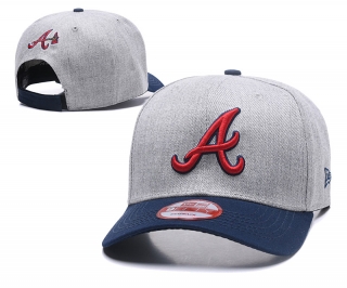 Atlanta Braves MLB 9FIFTY Curved Snapback Hats 117455