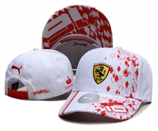 Ferrari Puma Curved Snapback Hats 117512