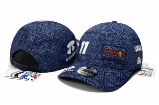 Red Bull Puma Pure Cotton High Quality 39THIRTY Curved Snapback Hats 117582