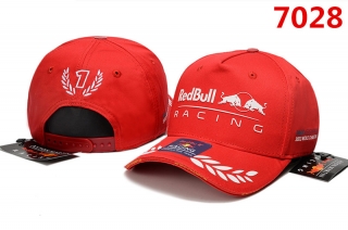 Red Bull Puma Pure Cotton High Quality Curved Snapback Hats 117586