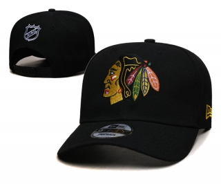 Chicago Blackhawks NHL 9FIFTY Curved Snapback Hats 117714