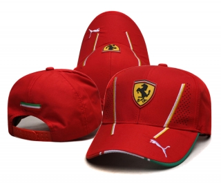 Ferrari Curved Snapback Hats 117726