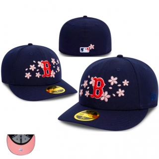 Boston Red Sox MLB 59FIFTY Curved Fitted Hats 117774