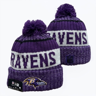 NFL Baltimore Ravens Knit Beanie Hats 72174