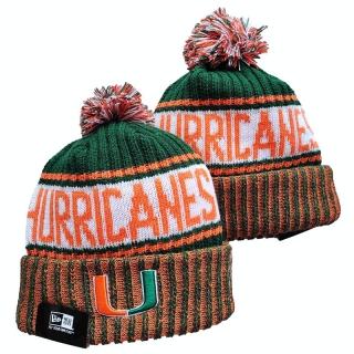 Miami Hurricanes NCAA Knitted Beanie Winter Hats 117812