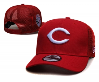 Cincinnati Reds MLB 9FIFTY Curved Mesh Snapback Hats 118079