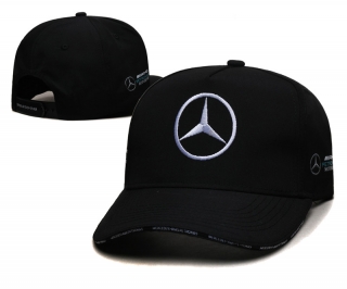 Mercedes-Benz Curved Snapback Hats 118099