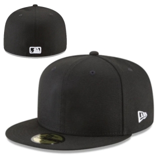 Black MLB 59FIFTY Fitted Hats 118243