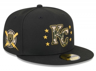 Kansas City Royals MLB Armed Forces Day 2024 59FIFTY Fitted Hats 118269