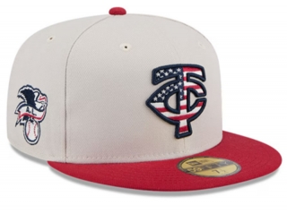 Minnesota Twins MLB 2024 Fourth of July 59FIFTY Fitted Hats 118276