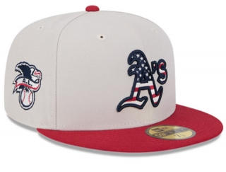 Oakland Athletics MLB 2024 Fourth of July 59FIFTY Fitted Hats 118281