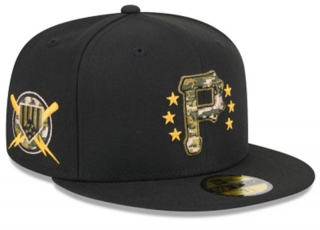 Pittsburgh Pirates MLB Armed Forces Day 2024 59FIFTY Fitted Hats 118285