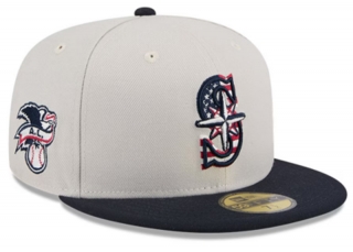 Seattle Mariners MLB 2024 Fourth of July 59FIFTY Fitted Hats 118290