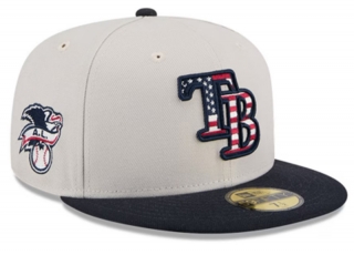 Tampa Bay Rays MLB 2024 Fourth of July 59FIFTY Fitted Hats 118292