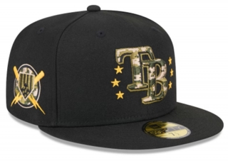 Tampa Bay Rays MLB Armed Forces Day 2024 59FIFTY Fitted Hats 118293