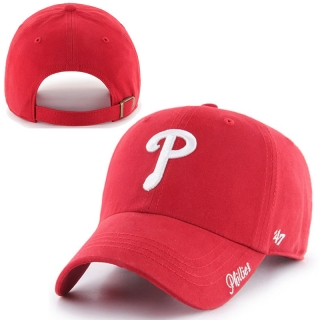 Philadelphia Phillies MLB 47Brand Curved Adjustable Hats 118317