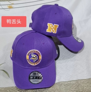 Minnesota Vikings NFL 9FIFTY Curved Snapback Hats 118448