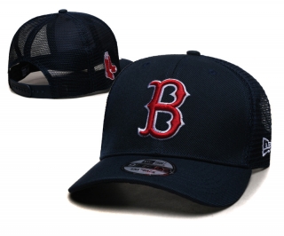 Boston Red Sox MLB 9FIFTY Curved Mesh Snapback Hats 118478