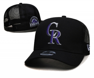 Colorado Rockies MLB 9FIFTY Curved Mesh Snapback Hats 118482