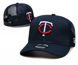 Minnesota Twins MLB 9FIFTY Curved Mesh Snapback Hats 118494