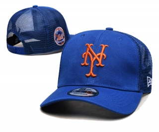 New York Mets MLB 9FIFTY Curved Mesh Snapback Hats 118495