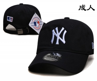 New York Yankees MLB 9FORTY Curved Adjustable Hats 118694