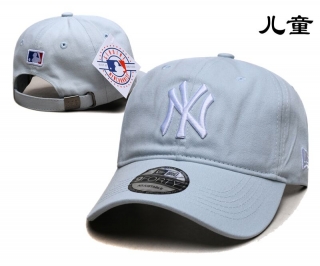 New York Yankees MLB 9FORTY Curved Adjustable Kids Hats 118700