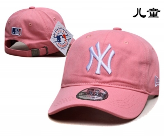 New York Yankees MLB 9FORTY Curved Adjustable Kids Hats 118702