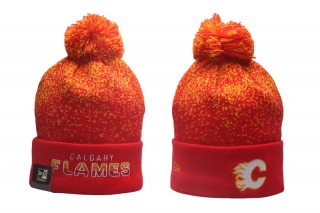 Calgary Flames NHL Knitted Beanie Hats 119291