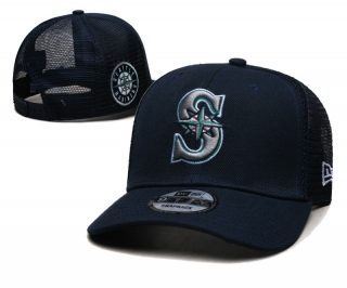 Seattle Mariners MLB 9FIFTY Curved Mesh Snapback Hats 119411