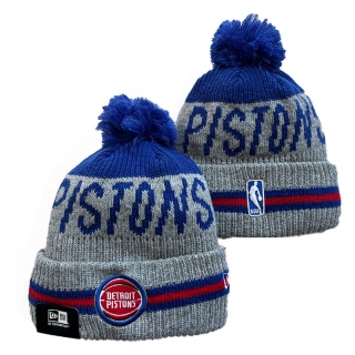 Detroit Pistons NBA Knitted Beanie Hats 119453