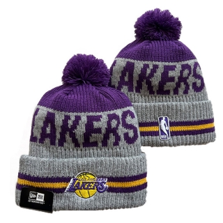 Los Angeles Lakers NBA Knitted Beanie Hats 119460