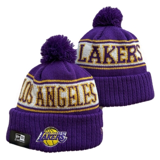 Los Angeles Lakers NBA Knitted Beanie Hats 119461