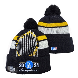 Los Angeles Dodgers MLB 2024 Champions Knitted Beanie Hats 119564