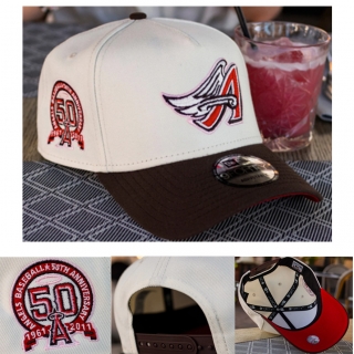 Los Angeles Angels MLB 9FORTY Curved Adjustable Hats 119718