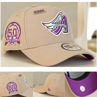 Los Angeles Angels MLB Curved Adjustable Hats 119720