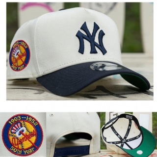 New York Yankees MLB 9FORTY Curved Adjustable Hats 119724