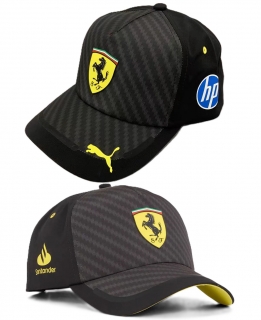 Ferrari F1 24 Monza Team Special Edition Carbon Black Formula One Adjustable Hats 119752