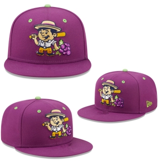 Mens New Era Purple Vi-eros de Tri-City Copa De La Diversion Snapback Hats 120044