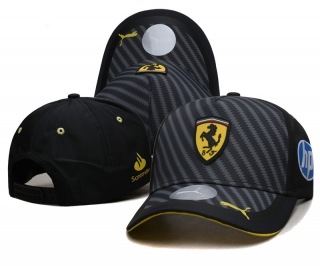 Ferrari Curved Snapback Hats 120202