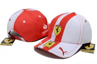 High Quality Pure Cotton Ferrari Curved Snapback Hats 120238