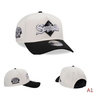 Chicago White Sox Southside Chrome Two Tone Edition MLB 9FORTY Cured Adjustable Hats 120497